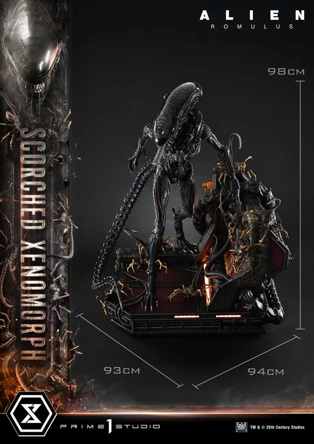 Scorched Xenomorph (Deluxe Bonus Version) Alien: Romulus – Prime1Studio – ActionFigure Brasil