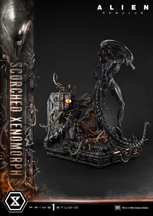 Scorched Xenomorph (Deluxe Bonus Version) Alien: Romulus – Prime1Studio – ActionFigure Brasil