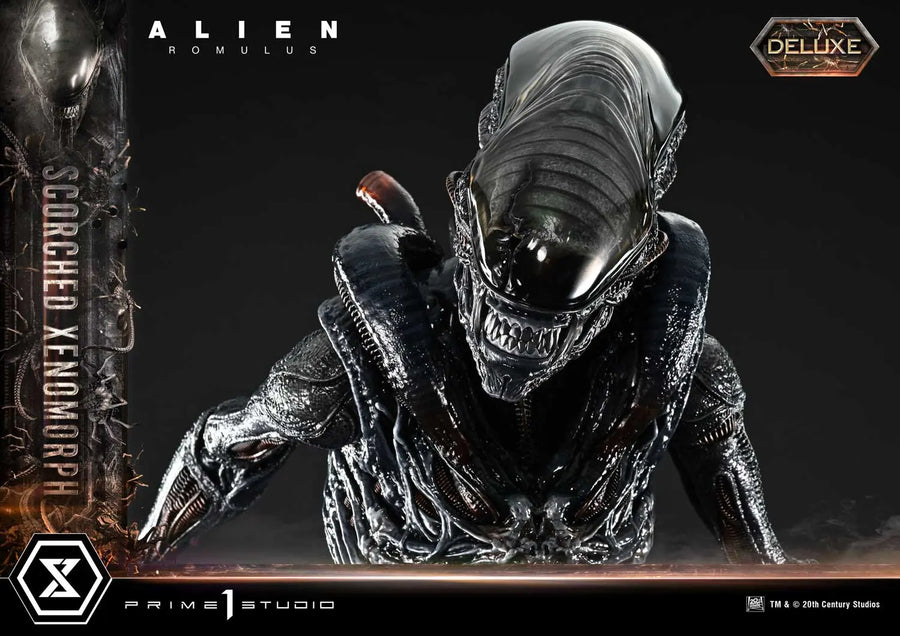 Scorched Xenomorph (Deluxe Bonus Version) Alien: Romulus – Prime1Studio – ActionFigure Brasil