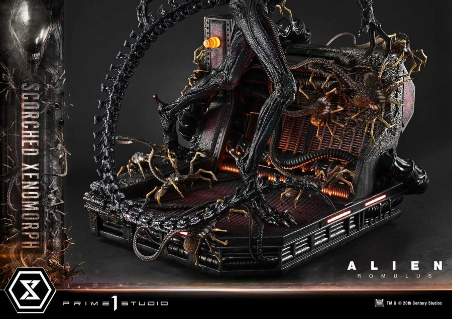 Scorched Xenomorph (Deluxe Bonus Version) Alien: Romulus – Prime1Studio – ActionFigure Brasil