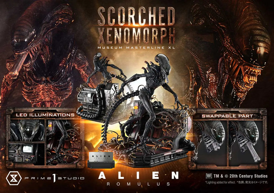 Scorched Xenomorph (Regular Version) Alien: Romulus – Prime1Studio – ActionFigure Brasil