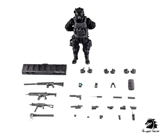 SCP - Mobile Task Force Alpha-1 - 1/12 (Dragon Horse)ㅤ – Dragon Horse – ActionFigure Brasil