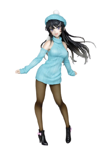 Seishun Buta Yarou wa Bunny Girl Senpai no Yume wo Minai - Sakurajima Mai - Coreful Figure - Knit Dress ver. (Taito)ㅤ – Taito – ActionFigure Brasil