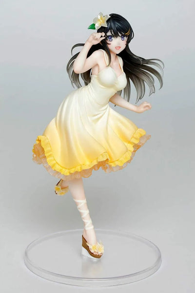 Seishun Buta Yarou wa Bunny Girl Senpai no Yume wo Minai - Sakurajima Mai - Coreful Figure - Summer Dress Ver. (Taito)ㅤ – Taito – ActionFigure Brasil — ângulo diferente