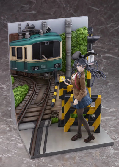 Seishun Buta Yarou wa Bunny Girl Senpai no Yume wo Minai - Sakurajima Mai - Shibuya Scramble Figure - 1/7 - Enoden Ver. (Alpha Satellite)ㅤ – eStream – ActionFigure Brasil — detalhe do produto