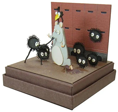 Sen to Chihiro no Kamikakushi - Bou - Makkuro-Kurosuke - Yu-bird - Miniatuart Kit Studio Ghibli Mini MP07-60 (Sankei)ㅤ – Sankei As Manufacturer – ActionFigure Brasil — com base expositora