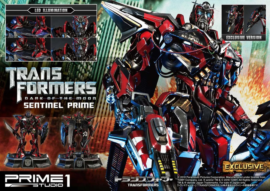 Sentinel Prime (Exclusive Bonus Version) Transformers: Dark of the Moon (Film) – Prime1Studio – ActionFigure Brasil