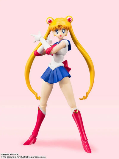 SH Figuarts Sailor Moon -Animation Color Edition- [Bandai]ㅤ – Bandai Spirits – ActionFigureBrasil — ângulo diferente