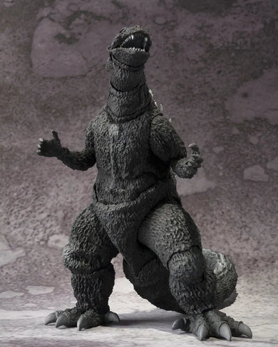 SH MonsterArts Godzilla (1954) Reissue [Bandai]ㅤ – Bandai Spirits – ActionFigure Brasil — com base expositora