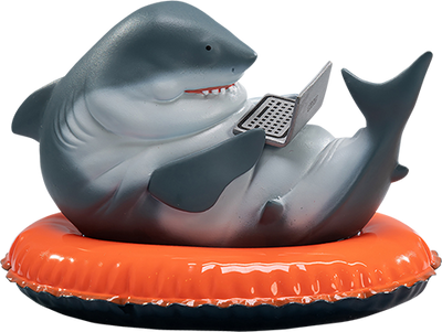 Shark – Manas SUM – ActionFigure Brasil — com base expositora