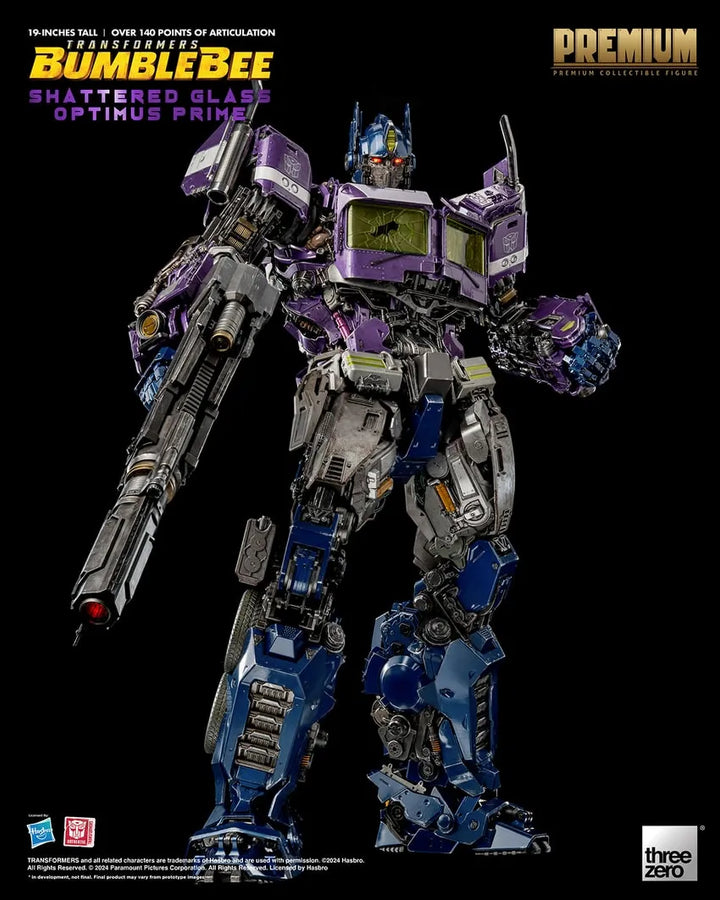Shattered Glass Optimus Prime – Threezero – ActionFigure Brasil