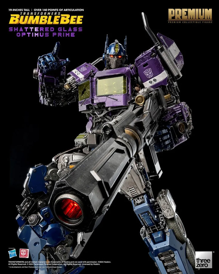 Shattered Glass Optimus Prime – Threezero – ActionFigure Brasil
