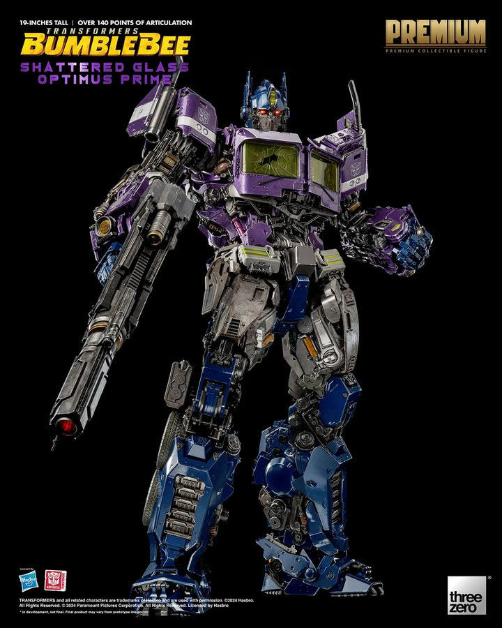 Shattered Glass Optimus Prime – Threezero – ActionFigure Brasil