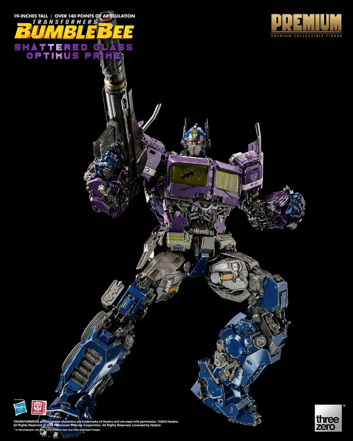 Shattered Glass Optimus Prime – Threezero – ActionFigure Brasil