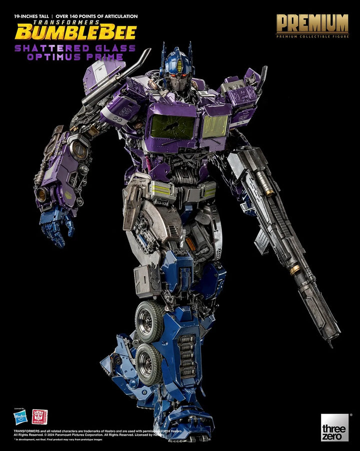Shattered Glass Optimus Prime – Threezero – ActionFigure Brasil