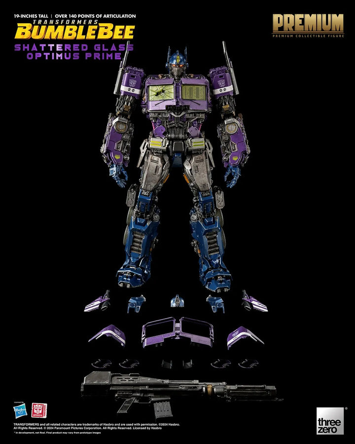 Shattered Glass Optimus Prime – Threezero – ActionFigure Brasil