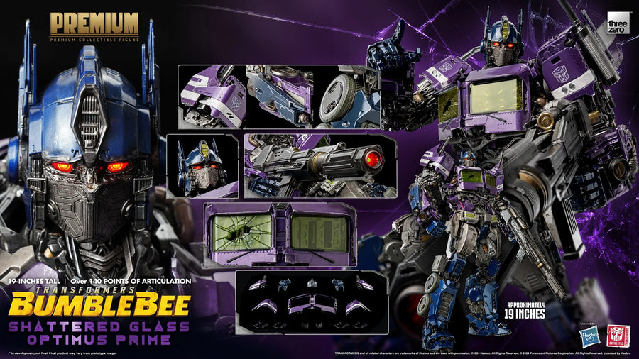 Shattered Glass Optimus Prime – Threezero – ActionFigure Brasil