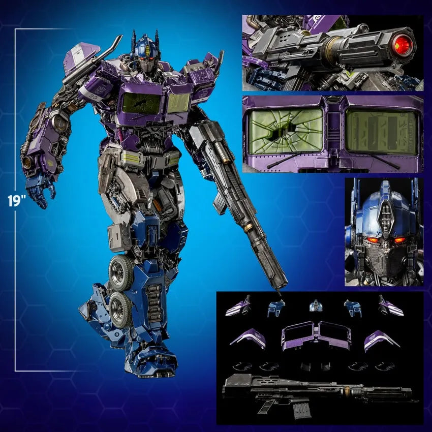 Shattered Glass Optimus Prime – Threezero – ActionFigure Brasil