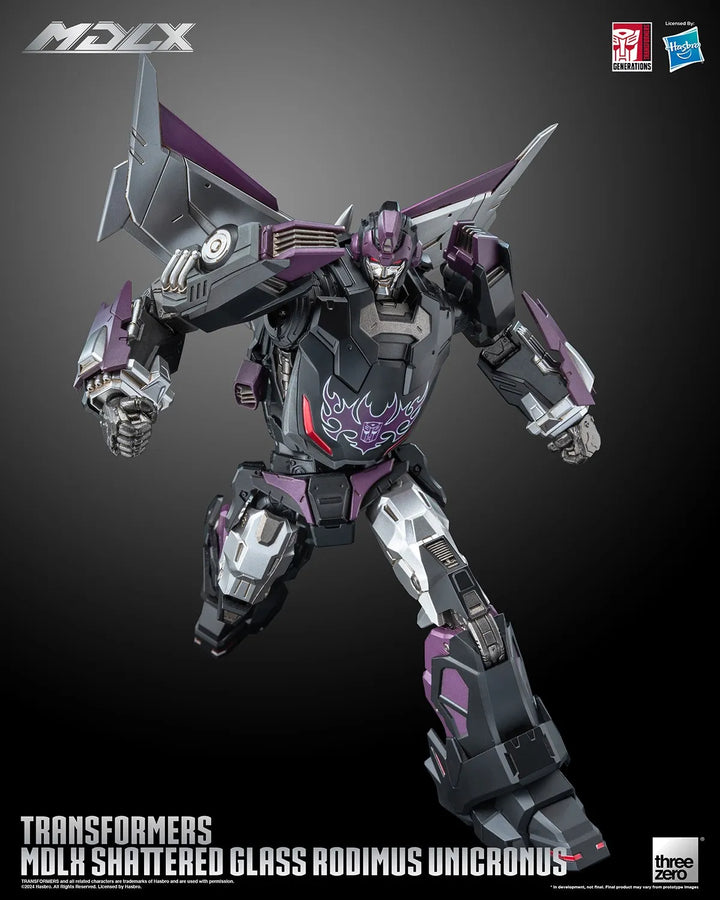 Shattered Glass Rodiumus Unicronus MDLX – Threezero – ActionFigure Brasil