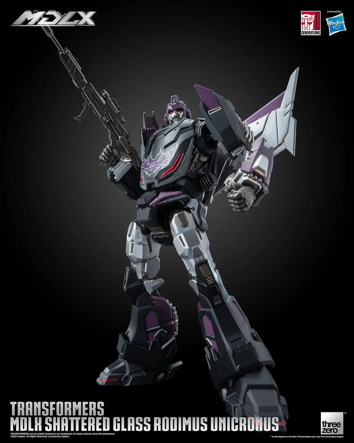 Shattered Glass Rodiumus Unicronus MDLX – Threezero – ActionFigure Brasil