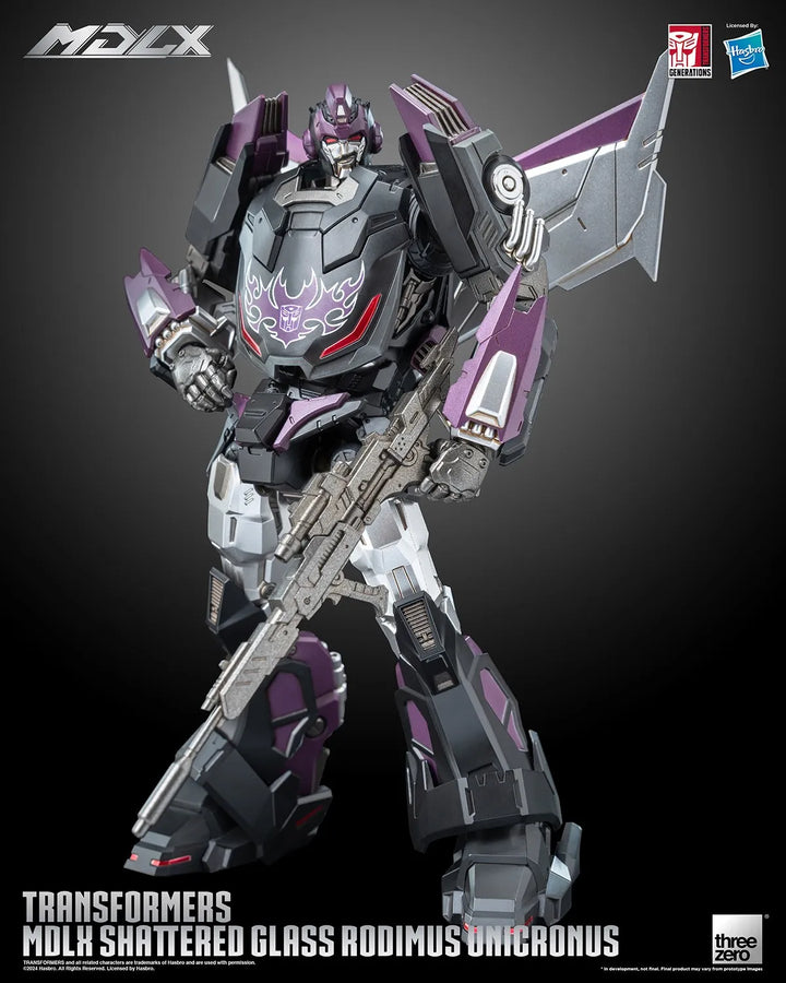 Shattered Glass Rodiumus Unicronus MDLX – Threezero – ActionFigure Brasil