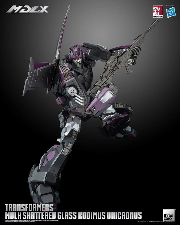 Shattered Glass Rodiumus Unicronus MDLX – Threezero – ActionFigure Brasil