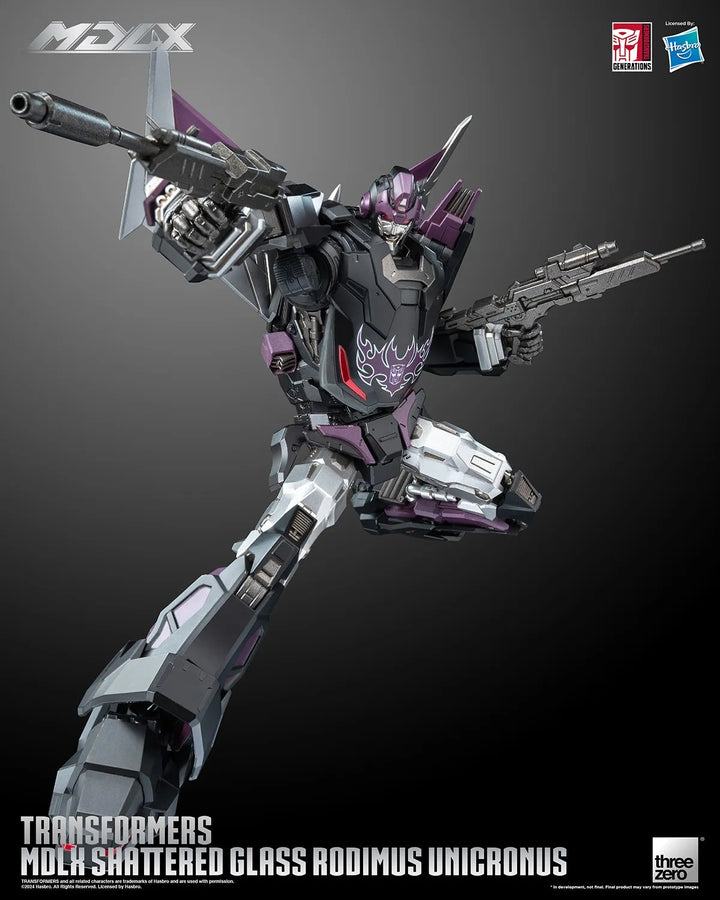 Shattered Glass Rodiumus Unicronus MDLX – Threezero – ActionFigure Brasil