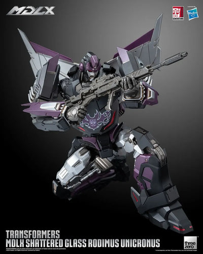 Shattered Glass Rodiumus Unicronus MDLX – Threezero – ActionFigure Brasil — detalhe do produto