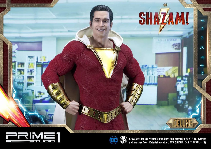 Shazam (Deluxe Version) SHAZAM! – Prime1Studio – ActionFigure Brasil
