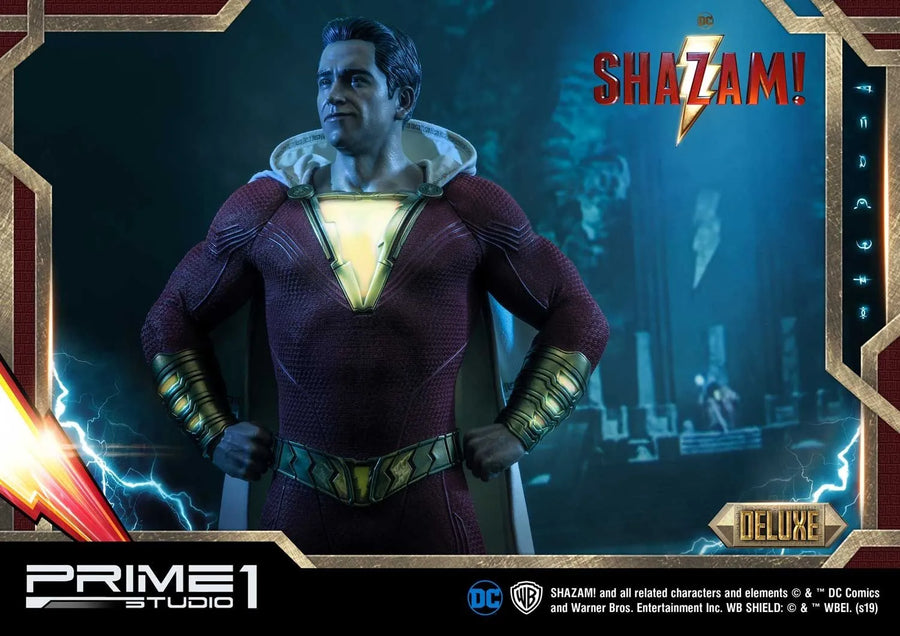 Shazam (Deluxe Version) SHAZAM! – Prime1Studio – ActionFigure Brasil