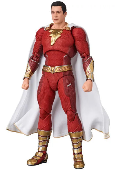 Shazam! Fury of the God - Captain Marvel - Mafex (No.254) - Fury of the Gods Ver. (Medicom Toy)ㅤ – Medicom Toy as Manufacturer – ActionFigureBrasil — ângulo diferente