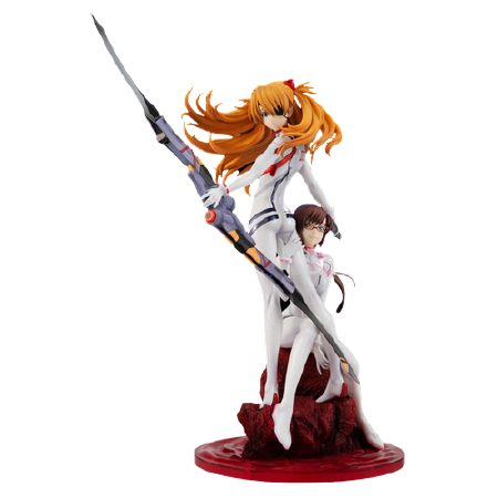 Shin Evangelion Gekijouban:|| - Makinami Mari Illustrious - Souryuu Asuka Langley - Precious G.E.M. (MegaHouse) [Shop Exclusive]ㅤ – MegaHouse – ActionFigure Brasil