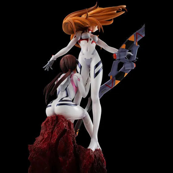 Shin Evangelion Gekijouban:|| - Makinami Mari Illustrious - Souryuu Asuka Langley - Precious G.E.M. (MegaHouse) [Shop Exclusive]ㅤ – MegaHouse – ActionFigure Brasil