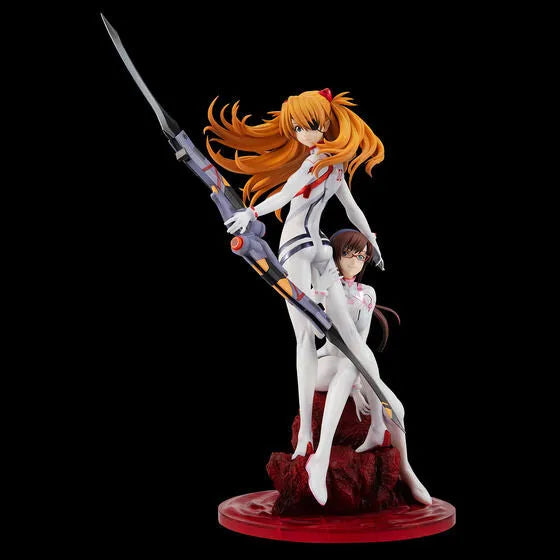 Shin Evangelion Gekijouban:|| - Makinami Mari Illustrious - Souryuu Asuka Langley - Precious G.E.M. (MegaHouse) [Shop Exclusive]ㅤ – MegaHouse – ActionFigure Brasil