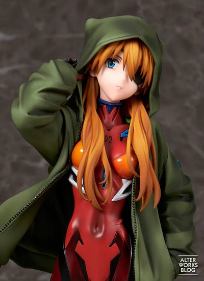 Shin Evangelion Gekijouban:|| - Souryuu Asuka Langley - 1/7 - Hoodie Ver. (Alter)ㅤ – Alter – ActionFigure Brasil — com base expositora