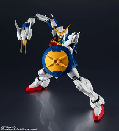Shin Kidou Senki Gundam Wing - XXXG-01S Shenlong Gundam - Gundam Universe (Bandai Spirits)ㅤ – Bandai Spirits – ActionFigureBrasil — com base expositora