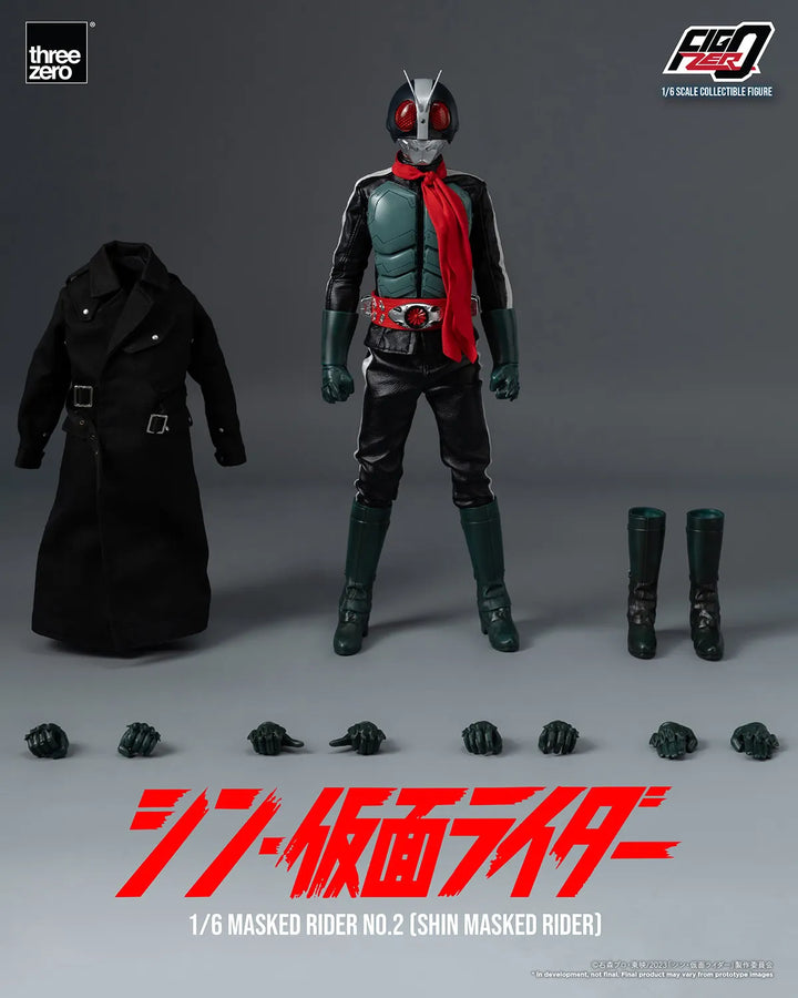 Shin Masked Rider No. 2 (Shin Masked Rider No. 2) – Threezero – ActionFigure Brasil