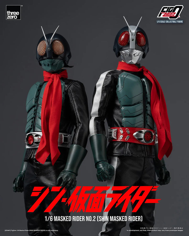 Shin Masked Rider No. 2 (Shin Masked Rider No. 2) – Threezero – ActionFigure Brasil