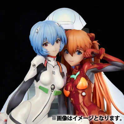 Shin Seiki Evangelion - Ayanami Rei - Souryuu Asuka Langley - EVA Store Limited Color Ver., Twinmore Object (Union Creative International Ltd) [Shop Exclusive]ㅤ – Union Creative – ActionFigure Brasil — ângulo diferente