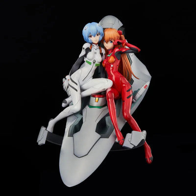 Shin Seiki Evangelion - Ayanami Rei - Souryuu Asuka Langley - Twinmore Object (Union Creative International Ltd)ㅤ – Union Creative – ActionFigureBrasil — ângulo diferente
