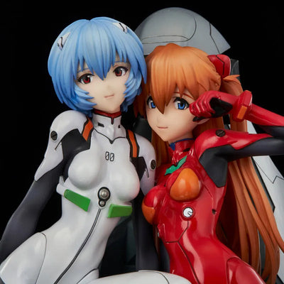 Shin Seiki Evangelion - Ayanami Rei - Souryuu Asuka Langley - Twinmore Object (Union Creative International Ltd)ㅤ – Union Creative – ActionFigureBrasil — ângulo diferente