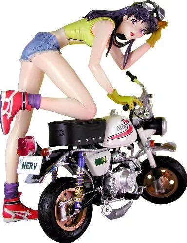 Shin Seiki Evangelion - Katsuragi Misato - 1/6 - Bike (Amie-Grand)ㅤ – Amie Grand – ActionFigure Brasil — com base expositora