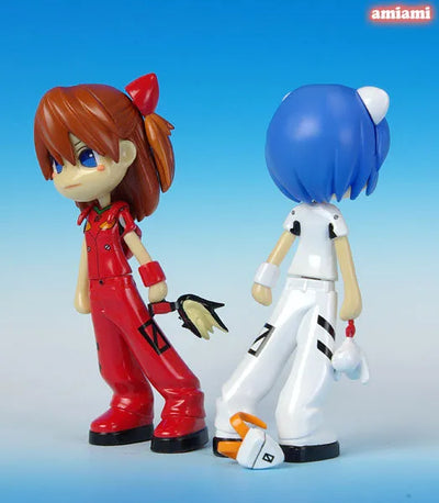 Shin Seiki Evangelion - Souryuu Asuka Langley - Ayanami Rei - Pinky:cos (GSI Creos)ㅤ – GSIクレオス – ActionFigure Brasil — com base expositora