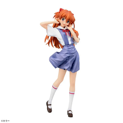 Shin Seiki Evangelion - Souryuu Asuka Langley - High Premium Figure - Seifuku ver. (SEGA)ㅤ – Sega – ActionFigure Brasil