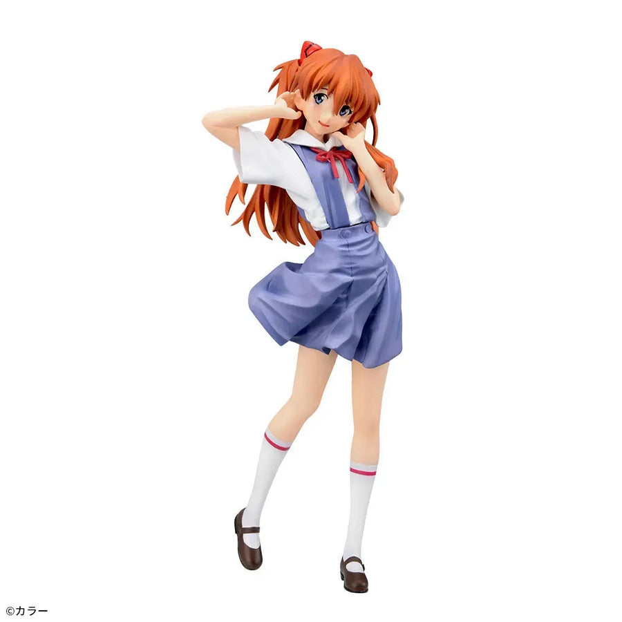 Shin Seiki Evangelion - Souryuu Asuka Langley - High Premium Figure - Seifuku ver. (SEGA)ㅤ – Sega – ActionFigure Brasil