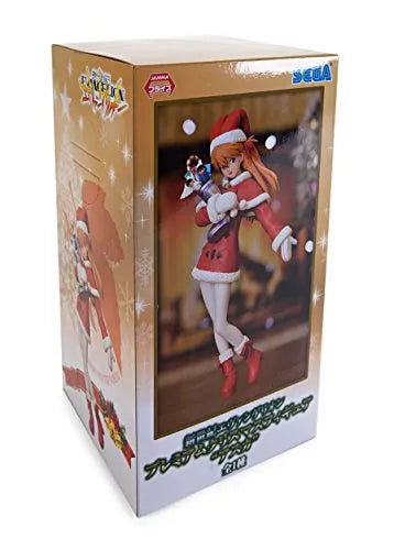 Shin Seiki Evangelion - Souryuu Asuka Langley - PM Figure - Christmasㅤ – Sega – ActionFigureBrasil — ângulo diferente