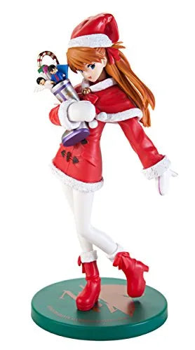 Shin Seiki Evangelion - Souryuu Asuka Langley - PM Figure - Christmasㅤ – Sega – ActionFigureBrasil — detalhe do produto
