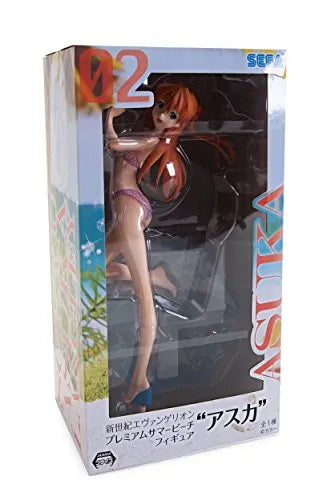 Shin Seiki Evangelion - Souryuu Asuka Langley - PM Figure - Summer Beachㅤ – Sega – ActionFigure Brasil