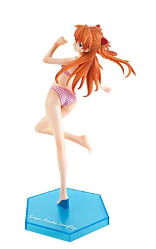 Shin Seiki Evangelion - Souryuu Asuka Langley - PM Figure - Summer Beachㅤ – Sega – ActionFigure Brasil — com base expositora