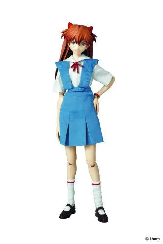 Shin Seiki Evangelion - Souryuu Asuka Langley - Real Action Heroes #502 - 1/6 - Uniform Version (Medicom Toy)ㅤ – Medicom Toy – ActionFigure Brasil